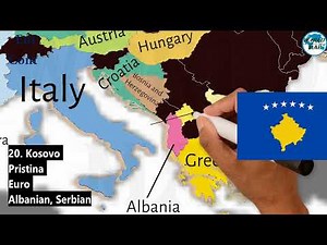 European Map: Countries, Capitals Currencies Primary languages and National Flags (With Photos)