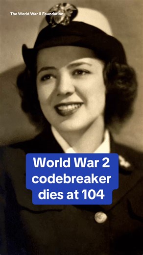 World War II codebreaker Julia Parsons died last month at 104 years old. She was part of an all-woman team unscrambling messages to and from German submarines. | CBS Evening News