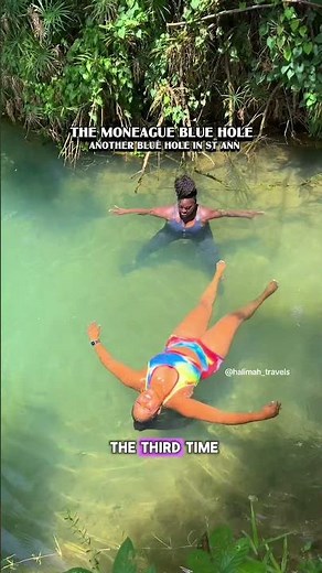 Jamaica's best kept secret 🇯🇲 #bluehole #jamaica #hidden