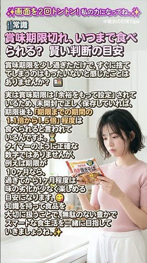 🍴 常識 ✨ 賞味期限切れ、いつまで食べられる？ 賢い判断の目安 🇯🇵