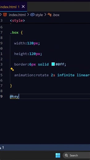 Rotating Squares Illusion Using CSS #coding #webdesign