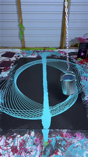How to Strain Paint for Pendulum Painting