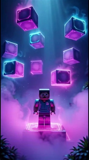 Hypnotic Minecraft Platform 🟪🔮 Mysterious Loop