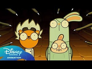 Kiff & Barry’s Halloween Candy Quest! 🎃🍬 | Monstober | Kiff | ‪@disneychannelanimation‬​
