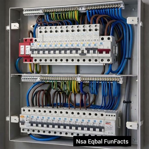 MCB Distribution panel board wiring #electricalengineering #electrical #electrician #panelboard