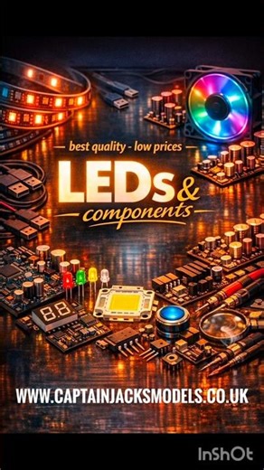 Component Parts 2mm Tower LEDs #captainjacksmodels #modellighting #leds #modelmaking #scalemodels