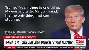 ROGERS: “Do you see any checks on your power on the world stage?” TRUMP: “Yeah. There's one thing. My own morality. My own mind. That's the only thing that can stop me.” A rare truthful moment. | Erie County Democratic Committee