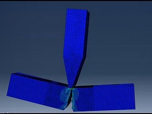 Abaqus614: Charpy Impact tutorial - Johnson-cook material + Damage