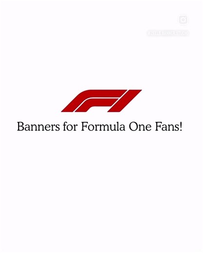 F1 Inspired Custom Banners from Zeel's Studio