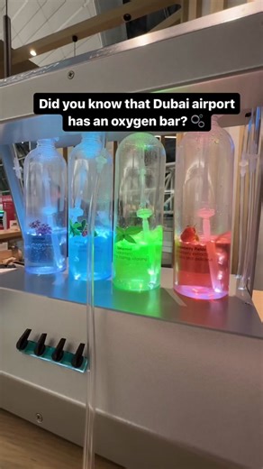 Relax at Dubai Airport's Oxygen Bar with Refreshing Scents