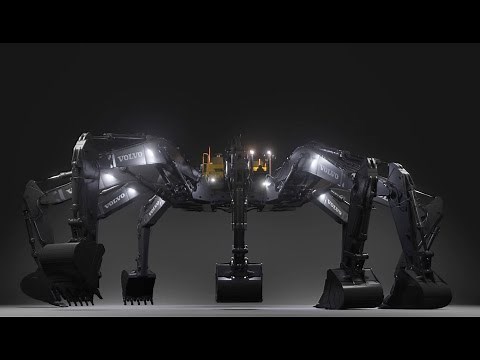 Mechanical Volvo CE spider excavator