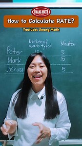 6.2K views · 142 reactions | How to Calculate Rate? #math #mathematics #mathtutor #math #mathskills #mathreview #mathschallenge #MathIsFun #mathtricks #mathhacks #mathtutorial #rates #matheducation | Unang Math | Facebook