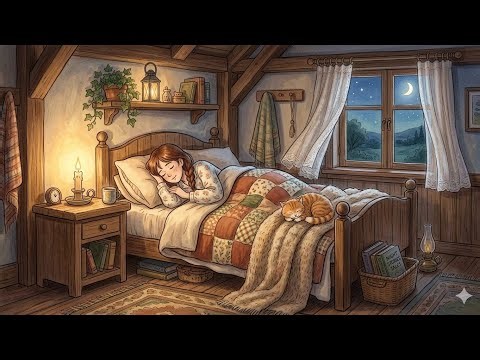 A Quiet Night in the Countryside Cottage | Cozy ASMR Story | Slow Living | Sleep & Relaxation