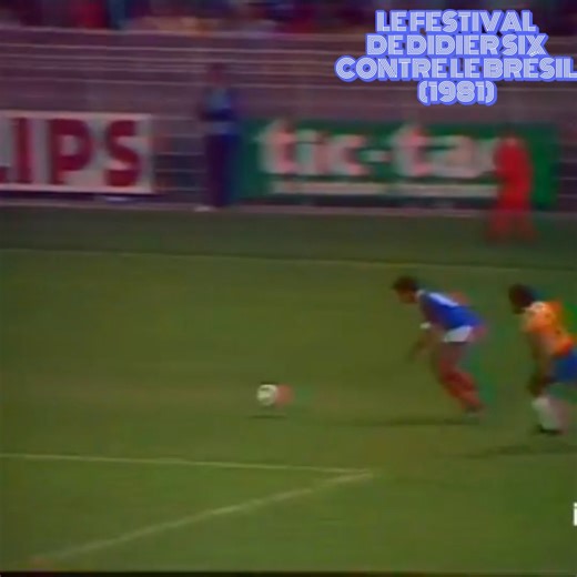 France – Brésil (1-3) : le show Didier Six malgré la déroute au Parc des Princes Au printemps 1981, l’équipe de France se présentait au Parc des Princes avec une dynamique plutôt négative. Les Bleus venaient de s’incliner contre l’Espagne puis contre les Pays-Bas, avant d’obtenir une maigre victoire 3-2 (deux buts de Soler, un but de Six) face à la Belgique. Dans la foulée, la France allait enchaîner deux défaites à l'extérieur contre la Belgique puis l’Irlande, qui allaient inquiéter les observ