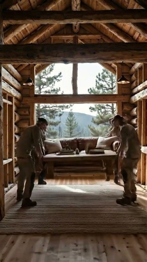 Alpine Cabin Interior Restoration Timelapse [NORTHERN LIGHTS]