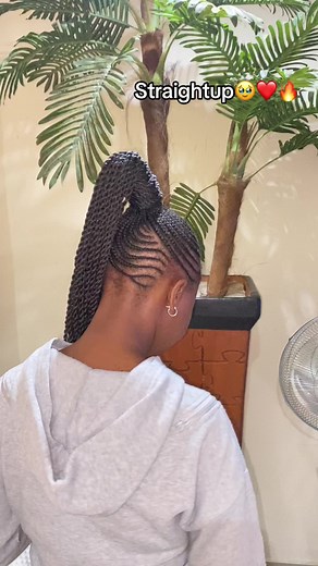 Straightup hairstyle🥰❤️ #straightup #newlook #hair #blackhairstyle #fyp #viral #differenthairstyles #tiktoksouthafrica