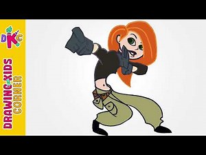 How to Draw Kim Possible | Easy to Follow Drawing