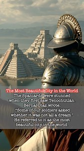 1.3M views · 24K reactions | When the Conquistadors entered the Aztec city, they couldn’t believe their eyes. #history Music by CO.AG | Incredible History | Facebook