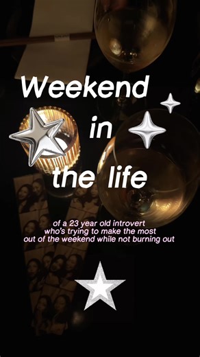 This is such a random yap sesh but let’s spend a introverted/extroverted passing weekend together ⭐️ #weekend #dayinmylife #vlog #diml #weekendvlog