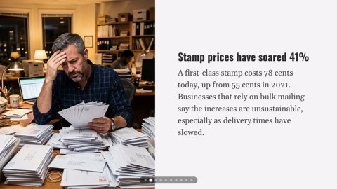 USPS may run out of money next year after $109 billion in losses since 2007