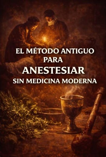The ancient method for anesthetizing without modern medicine #History #Medicine #Curiosities