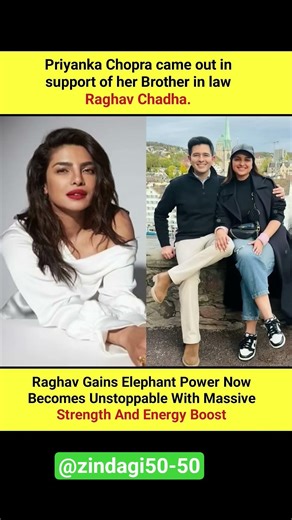 Raghav Chadha is getting support from Priyanka Chopra Jonas 😱🤯💯🔥 #viral #politics #india #shorts