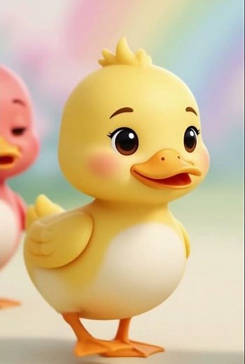 Rainbow Ducks Song 🌈🦆 | Learn Colors with Ducks | Fun Nursery Rhymes for Kids