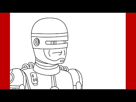 How to Draw Robocop Step by Step Drawing
