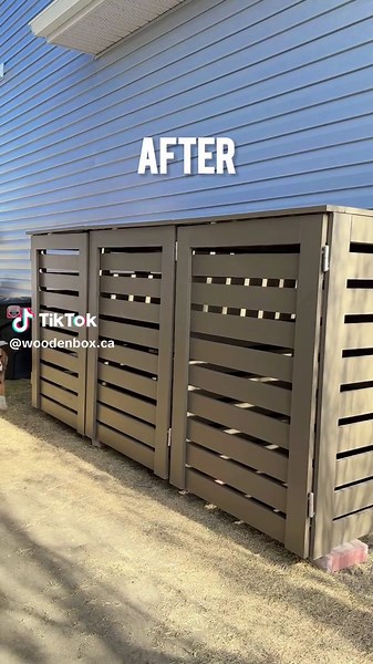 Upgrade Your Outdoor Space with Wooden Trash Bin Enclosures