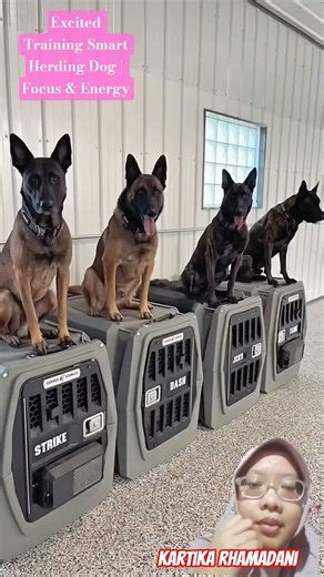 Excited Training Smart Herding Dog | Focus & Energy #pets #malinois #germanshepherd #dogtraining #k9