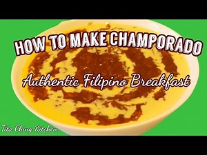 Easy Recipe | How to Cook Champorado| Authentic Filipino Breakfast