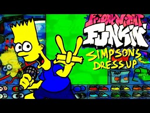 Friday Night Funkin': Simpsons Dress Up Full Week [FNF Mod/HARD]