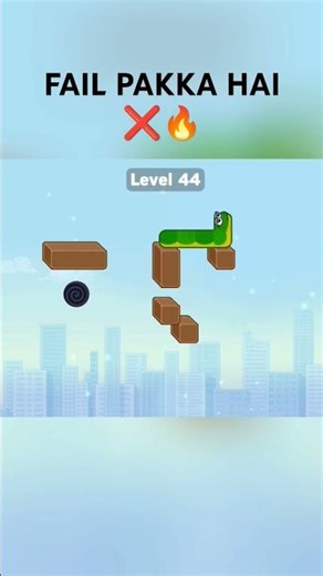 Snake Puzzle Level 44 😱 | Public 99% Fail | Ultra Hard Challenge #shorts