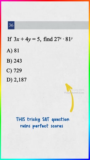 Future Admit | Digital SAT Test Prep | The trickiest 2026 SAT question Comment or DM “1600” for 10 proven SAT strategies to maximize your score 🧪 #satprep #digitalsat... | Instagram