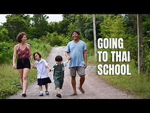 41 Half-Thai kids going to Thai government school for the first time | ลูกครึ่งไปโรงเรียนไทยครั้งแรก
