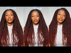 MINI TWISTS ON 4C HAIR USING OUTRE XPRESSION TWISTED UP | EASIEST PRE-PARTING METHOD
