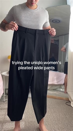 Best Pleated Wide Leg Pants from Uniqlo