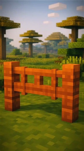 How To Craft Acacia Fence Gate In Minecraft (Easy Guide) #shorts #trending