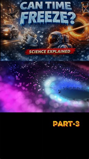 Can Time Really Freeze? |Time Dilation &Black Holes Explained| part-3 #facts #space #timeexploration