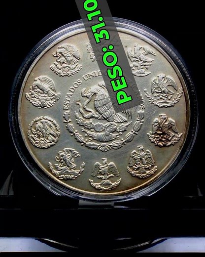 Onza de plata #numismática #oldcoins