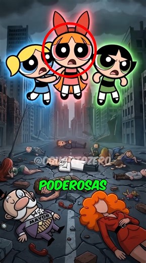 As Meninas Super Poderosas Foram Forçadas a Lutar Contra o Próprio PAI… #shorts