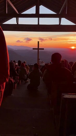 Scenic Views: Church and Cross in South Carolina Mountains