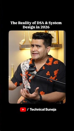 The Reality of DSA & System Design in 2026 #shorts #ai