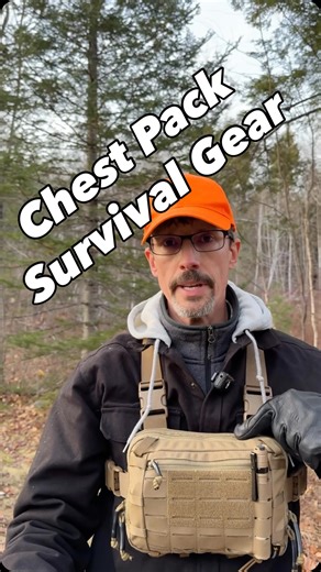 Prepper Press on Instagram: "Chest Pack Survival Gear - This is everything I carry inside my tactical chest pack when I am exploring the deep woods. A lot of you preppers have asked for this video. Here you go. #prepper #tacticalgear #wildernesssurvival"