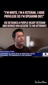 In Minneapolis, a medically retired U.S. Army veteran is speaking out, not just for himself, but for everyone who can’t. In an interview with ABC News, Purple Heart recipient William Vermie says ICE detained him for hours and refused him access to his attorney. He was held at the Bishop Henry Whipple Federal Building. Vermie says he’s speaking out because he’s white, he has privilege, and if people like him don’t use it to protect others — who will? This happened in Minneapolis. Inside a federal
