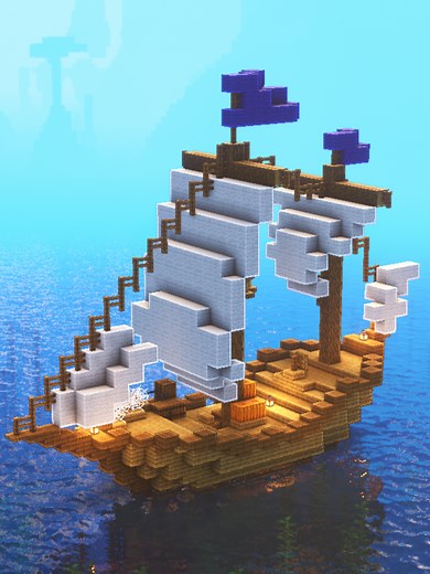 Build a Stunning Medieval Ship in Minecraft Tutorial
