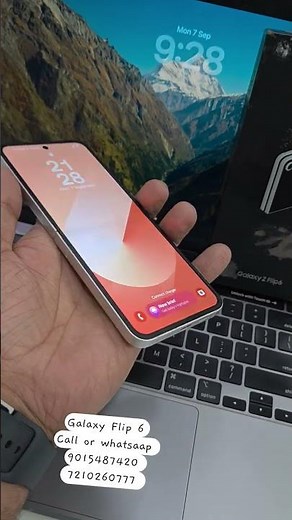 Samsung Galaxy Z Flip 6 (12GB| 256GB)Premium Condition💥 Flagship Performance with a Stylish Foldable