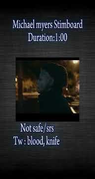 Michael mires stimboard #autism #asmr #slime #stimboard #michaelmyers #halloween