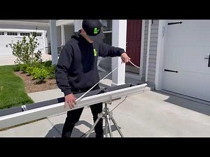 How to install gutter edge on new seamless gutters