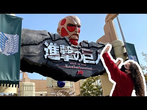 ATTACK ON TITAN (進撃の巨人) at Universal Studios Japan